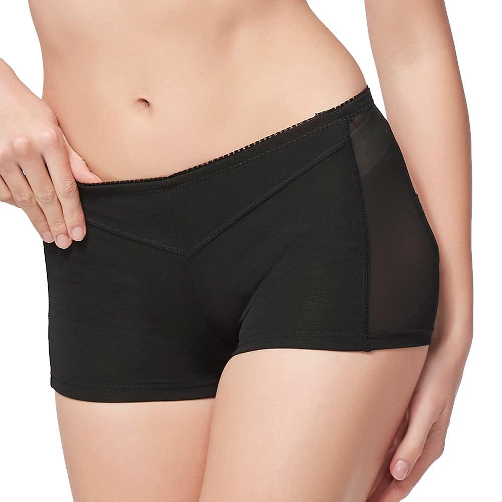 Women Control Panties Butt Lifter Mesh Elastic Waistband Solid Bodycon Sexy Shapewear Lingerie
