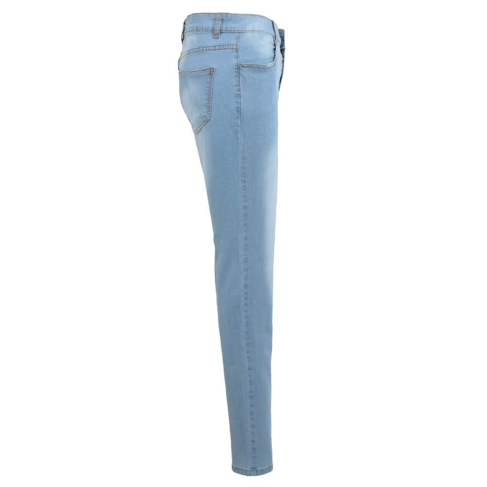 Women Skinny Denim Jeans Classic High Waist Washed Slim Pants Tights Pencil Trousers