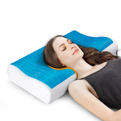 Memory Foam Pillow Cooling Gel Bed Cervical Protect Orthopedic Pillows for Sleeping