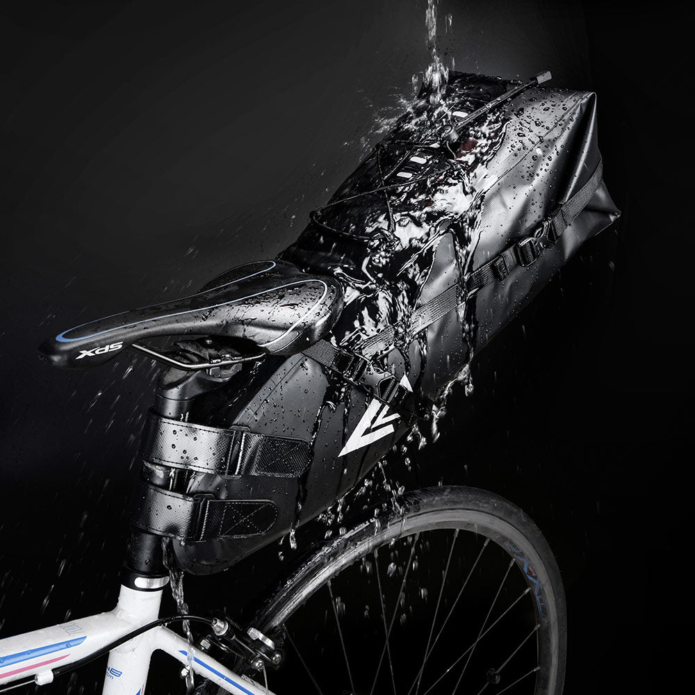 Foldable Rear Cycling MTB Trunk Pannier Back Bike Waterproof Bicycle Saddle Bag
