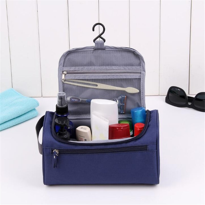 Travel Lady Cosmetic Bag Female Hanging Make Up Organizer Box Toiletry Wash Bath Storage Women Waterproof Makeup Case