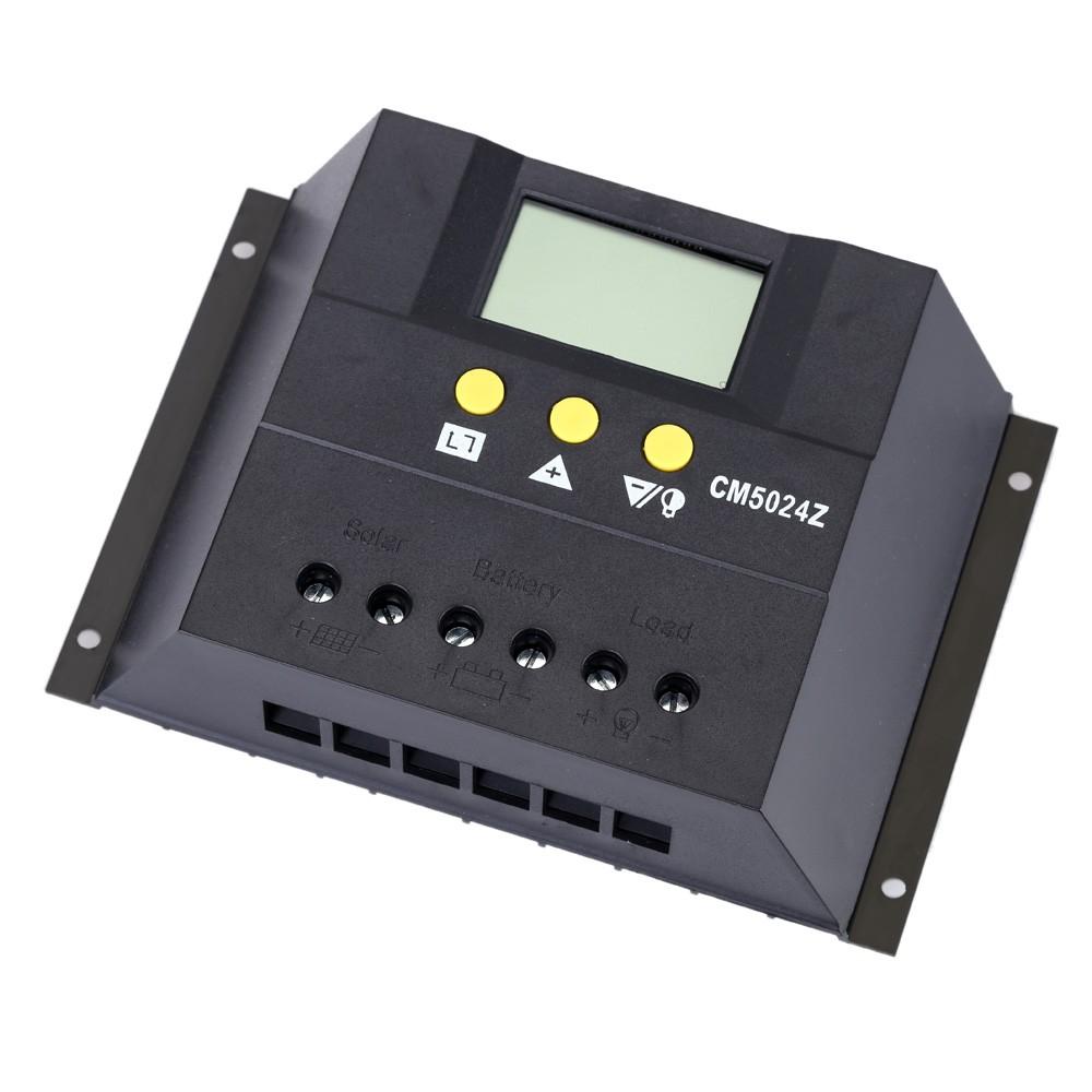 Solar Charge Controller PWM Charging LCD Display Auto Regulator Battery System for Street Lighting