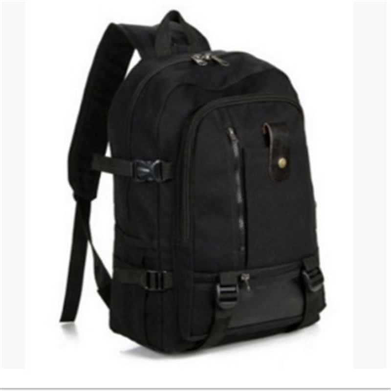 Men Vintage Canvas Backpack Rucksack Travel Sport Schoolbag Camping Bag