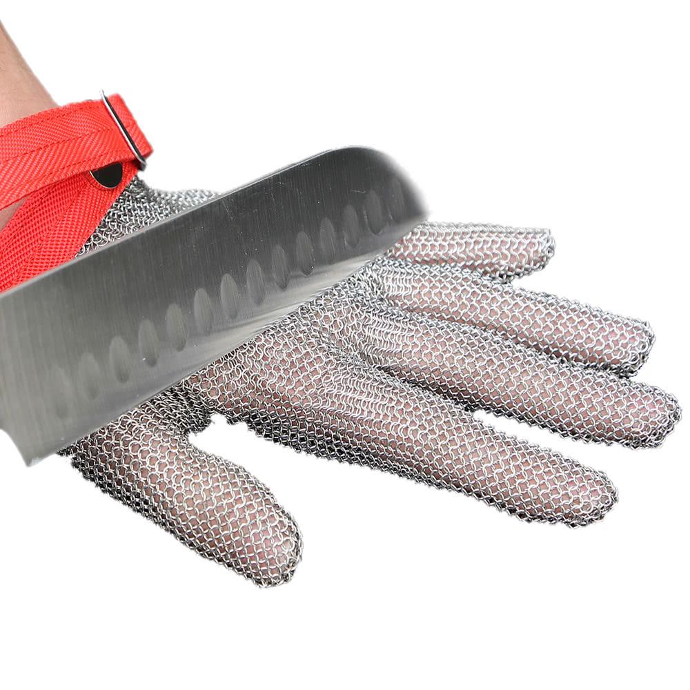 High-quality Stainless Steel Mesh Knife Cut Resistant Chain Mail Protective Glove