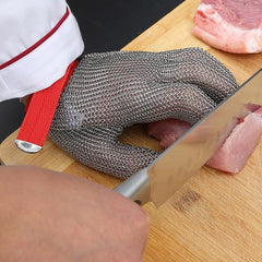 High-quality Stainless Steel Mesh Knife Cut Resistant Chain Mail Protective Glove