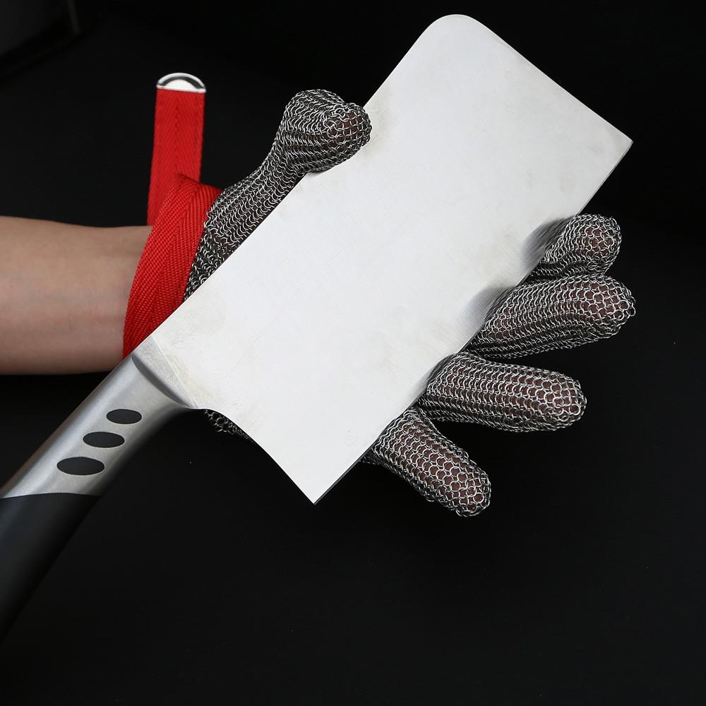 High-quality Stainless Steel Mesh Knife Cut Resistant Chain Mail Protective Glove