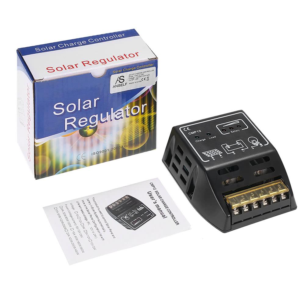 Solar Charge Controller Charging Regulator for Solar Panel Battery Overload Protection