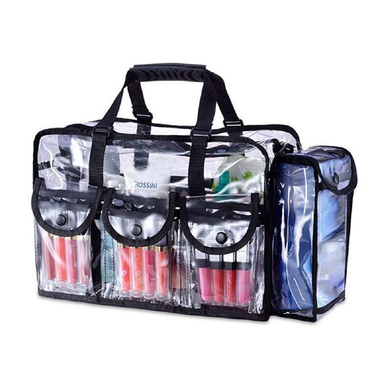 PVC Ladies Handbag Large Capacity Transparent Messenger Bag Beach Waterproof Special Bag Outdoor Shoulder Bag Travel Storage Bag