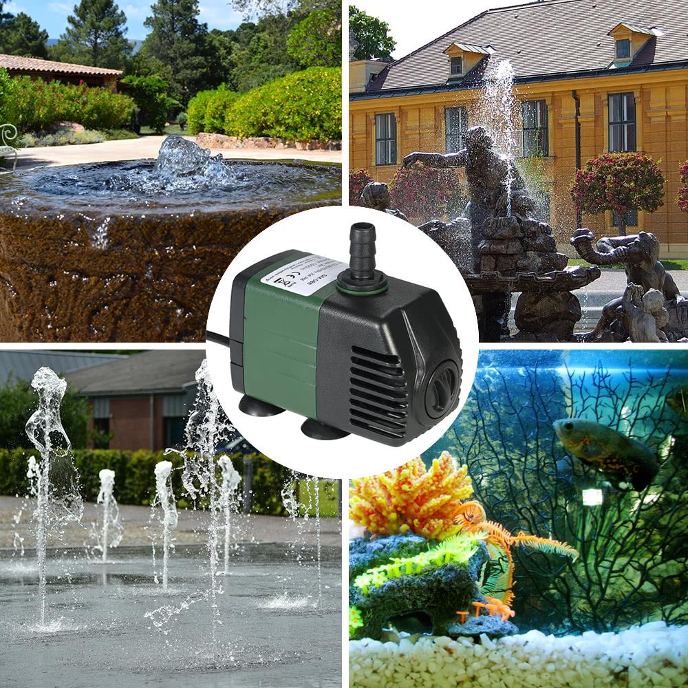 1500L/H 25W Submersible Water Pump for Aquarium Tabletop Fountains Pond