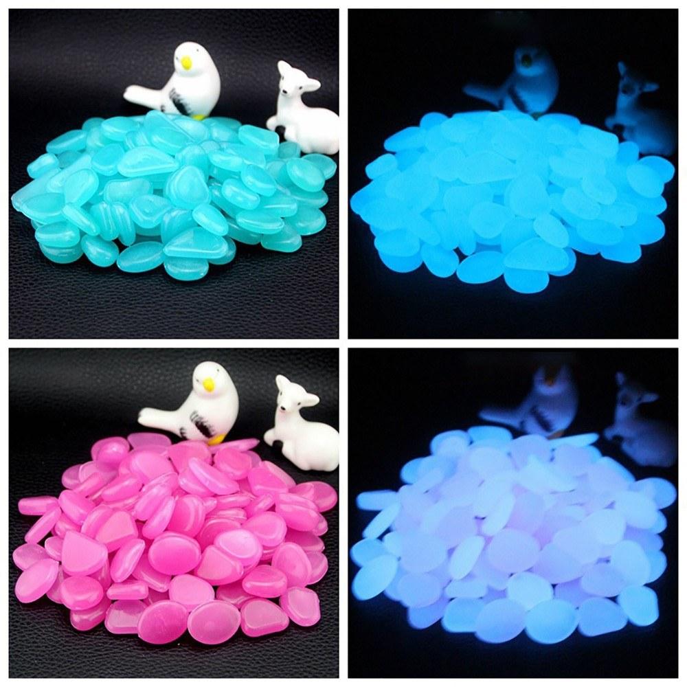 Luminous Pebbles Colorful Stones 50pcs/Bag