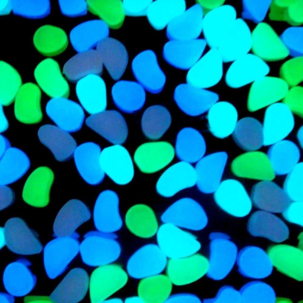 Luminous Pebbles Colorful Stones 50pcs/Bag