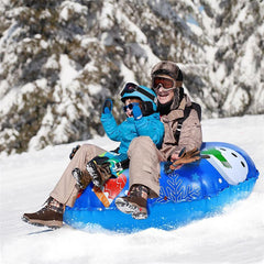 120cm Inflatable PVC Snow Ring Sled, Wear Resistant