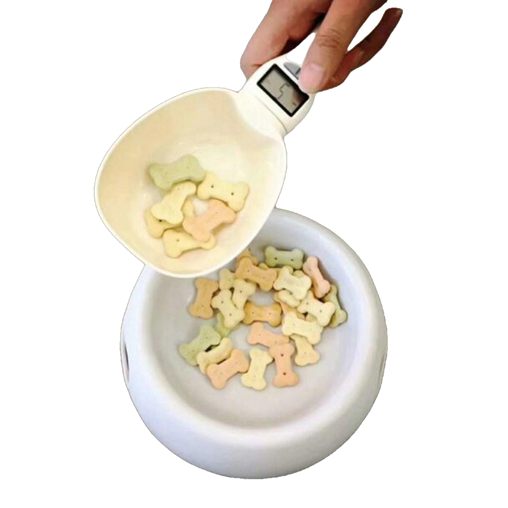 Pets Food Measuring Spoon Cup Kitchen Scale SpoonDetachable Electronic Measuring Cup With Led Display