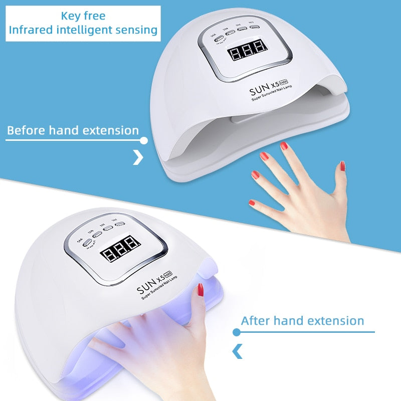 Nail Gel Polish Dryer UV LED Lamp Auto Sensor Manicure For Nails Art