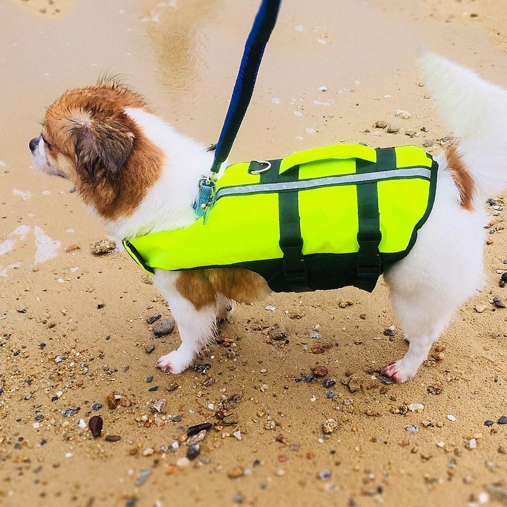 Foldable Dog Life Jacket Inflatable Airbag Pet Life Vest