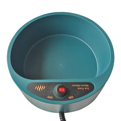 Heated Pet Bowl Heating Feeding Feeder Waterproof 0.58gal/2.2L/74oz