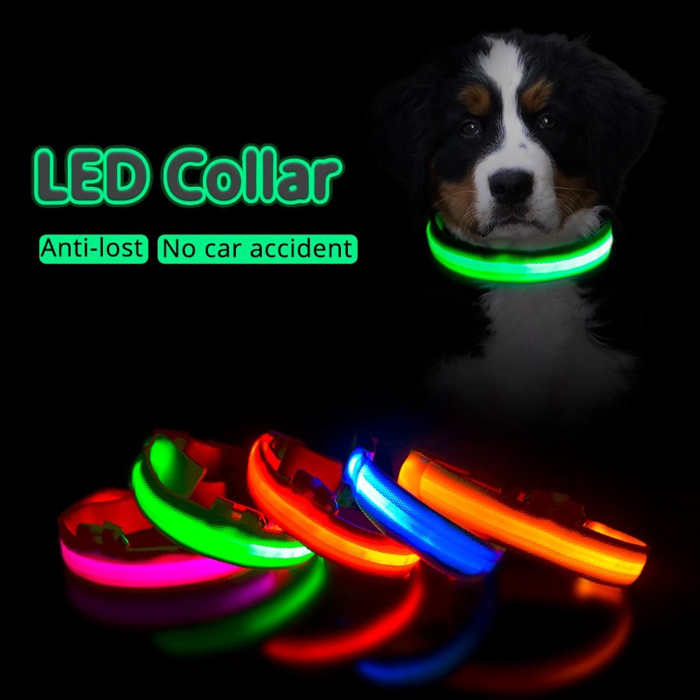 Button Battery Dog Collar Anti-Lost/Avoid Car Accident For Pet