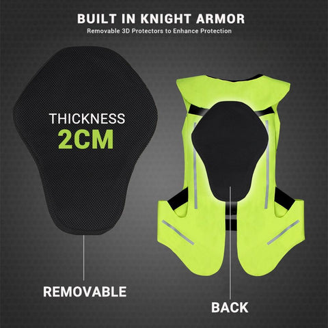 Motorcycle Protective Airbag Vest with Excellent Abrasion Resistance