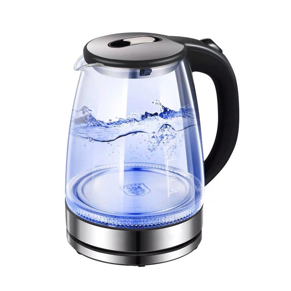 Glass Electric Kettle with Water Level Gauge 1.7 Liters 220V