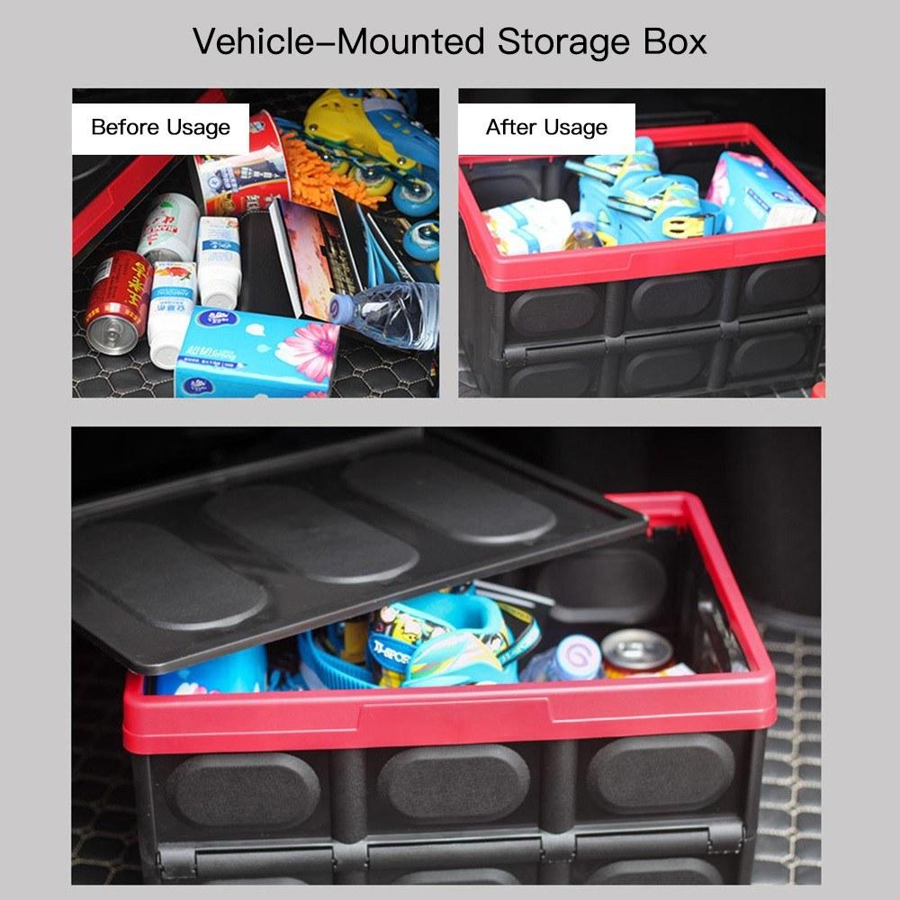 Vehicle-Mounted Folding Lastics Auto Storage Case