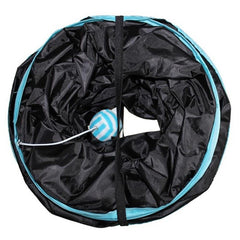 Indoor Cat Tunnel 3 Way Pet Play Tunnel Collapsible Tunnel