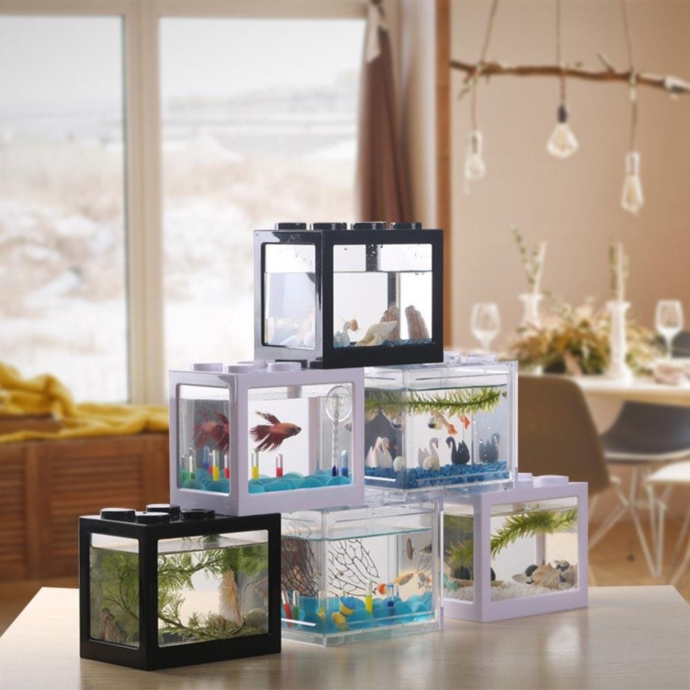 USB Mini Fish Tank Desktop LED Fish Tank