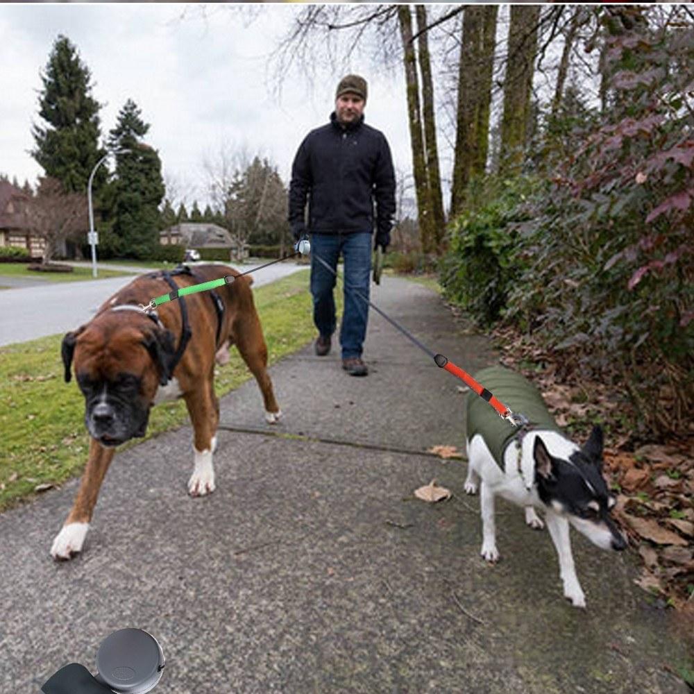 Two Dog Retractable Leash Dual Retractable Leash