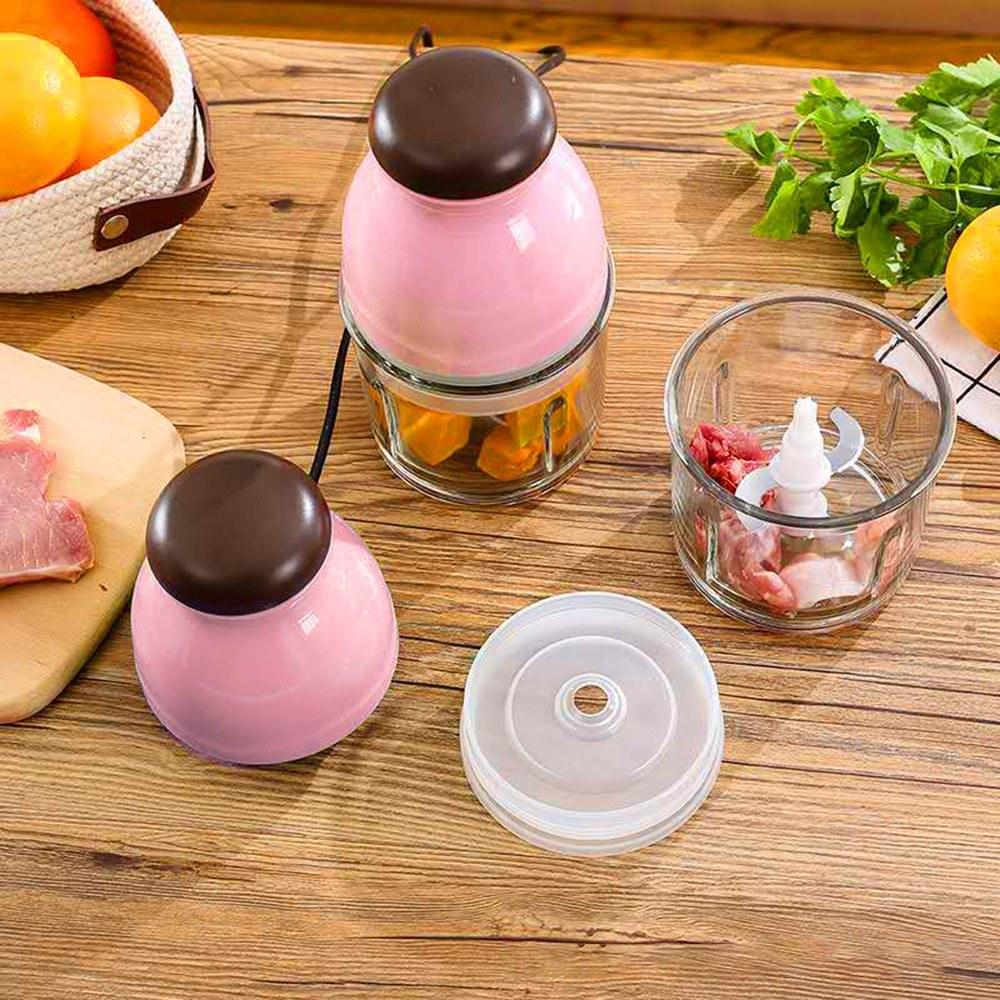 Portable Mini Meat Grinder 600ML Electric Vegetable Fruit Blender