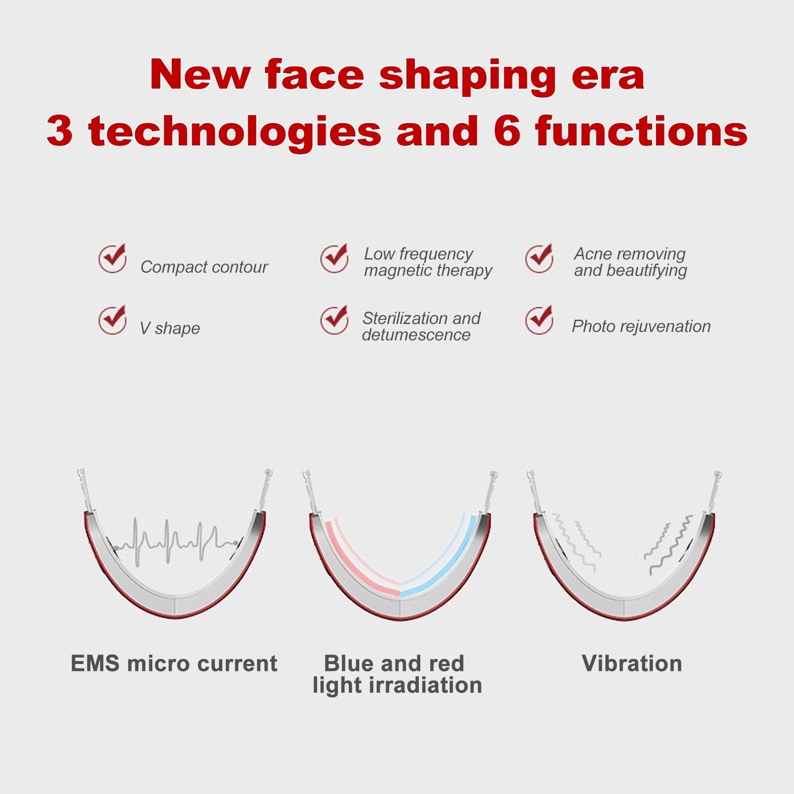 Thin Face Vibration Slim Face-lifting Instrument