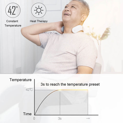 Electric Smart Neck Massager with Heating Function for Heat Therapy