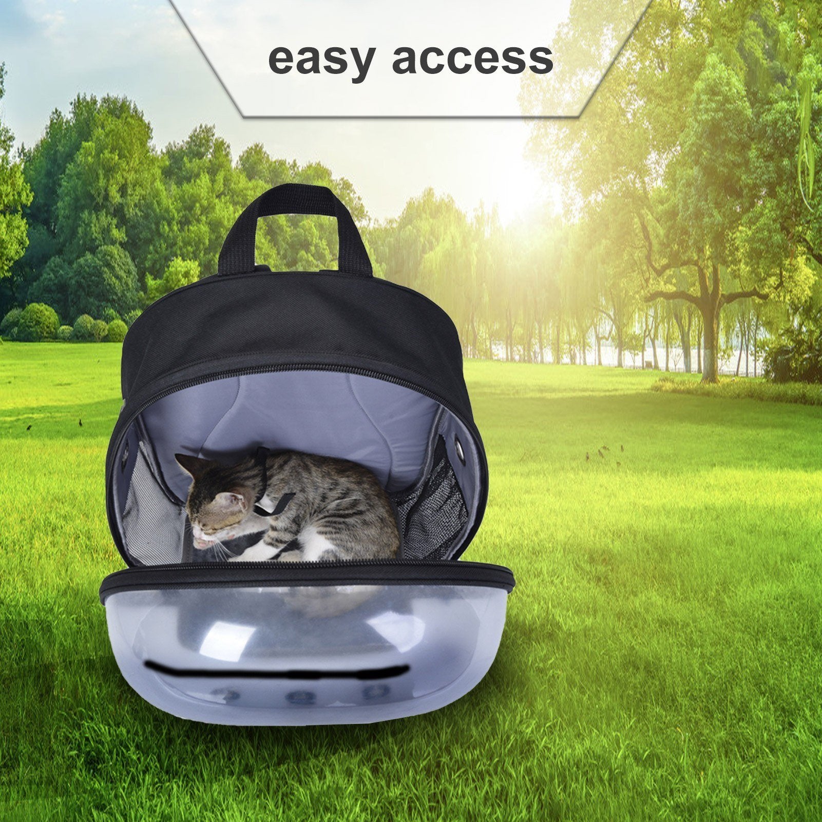 Cat Backpack Carrier Bubble Bag Small Dog Backpack Carrier