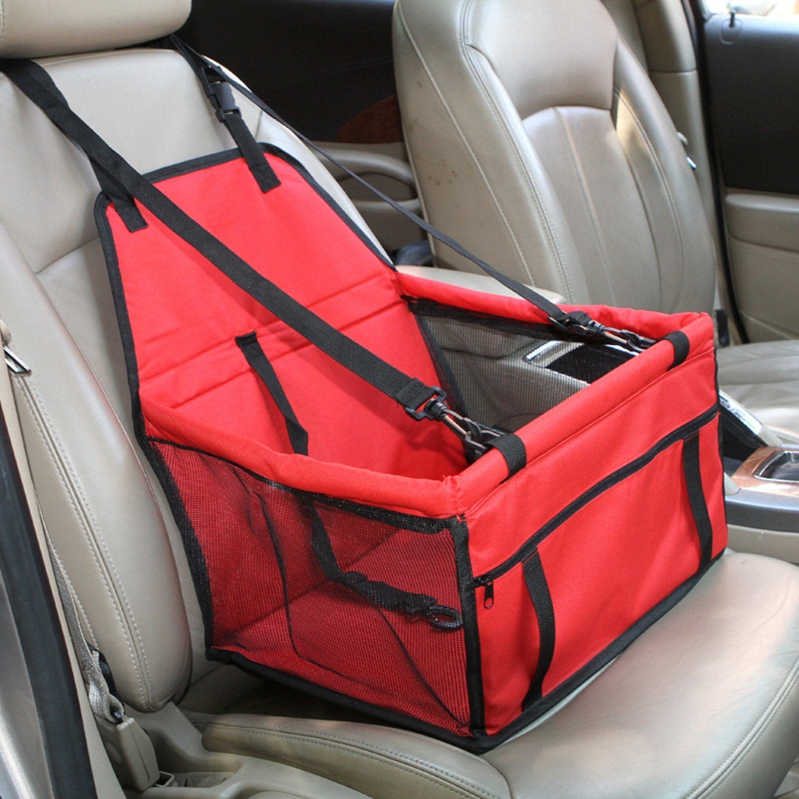 Dog Car Seat Booster with Seat Belt