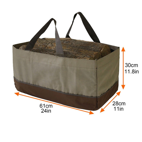 Firewood Log Carrier Large Firewood Bag High Capacity Durable
