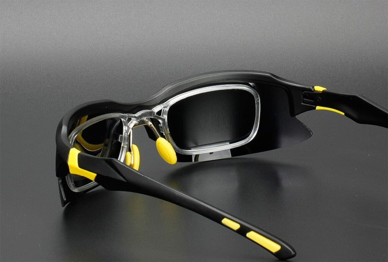 UV 400 Polarized MTB Sports Bicycle  Goggles Sunglasses Eye Wear Myopia Frame