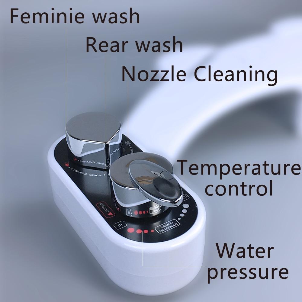 Self Cleaning Bidet Toilet Seat with Water Temperature, Pressure Control