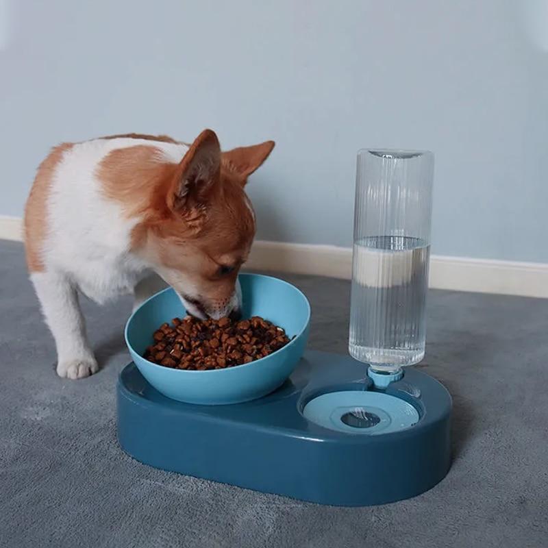 Pet Bowls Dog Feeder Drinking Dish Cat Puppy Feeding Supplies