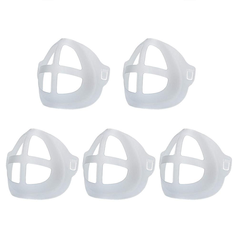 3D Breathable Valve Mouth Mask Support, 5 pcs