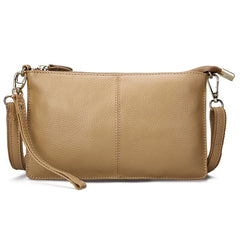 Women Genuine Leather Day Clutches Candy Color Bags Women's Fashion Crossbody Bags Small Clutch Bags