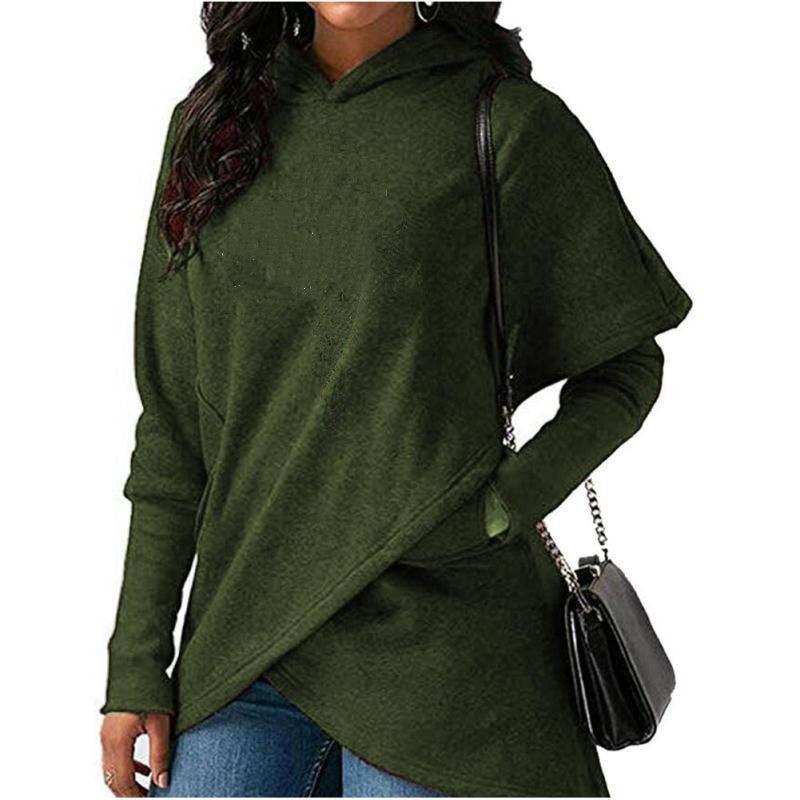 Women Hoodies Sweatshirts Autumn Winter Plus Size Long Sleeve Pocket Pullover Hoodie Female Casual Warm Hooded Sweatshirt - JustgreenBox