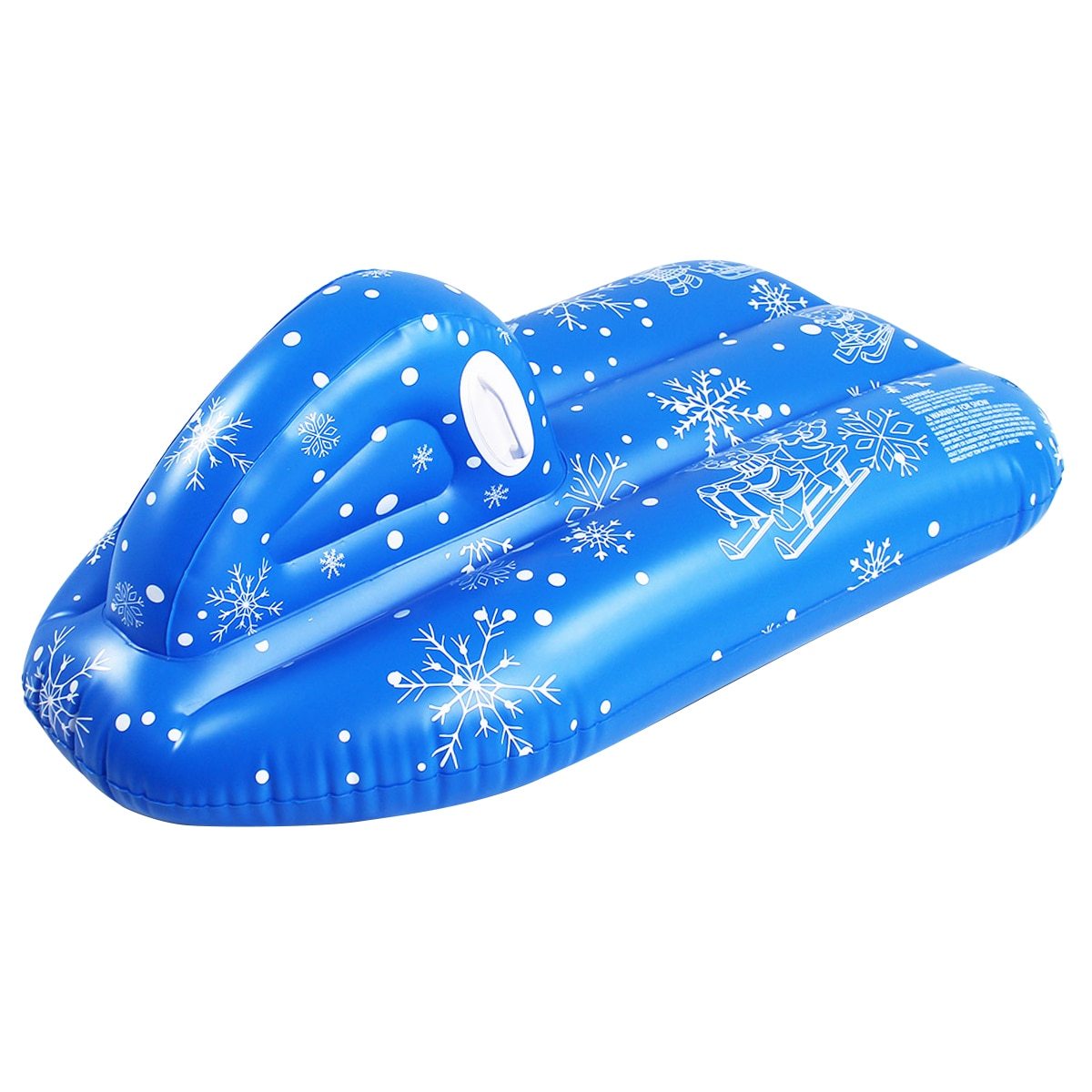 Inflatable Snow Flakes Large PVC Tube Boat For Winter Skating