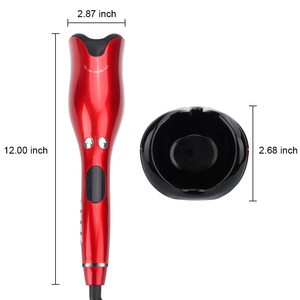 Automatic Iron Wand Waver Rotating Electric Hair Air Spin Curler Styling Tool