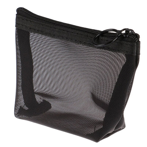 3pcs/set Casual Zipper Toiletry Wash Bags Make Up Transparent Mesh Makeup Case Organizer Storage Pouch Women Travel Cosmetic Bag