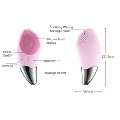 Electric Silicone Waterproof Blackhead Remover Facial Pore Deep Cleansing Skincare Massager