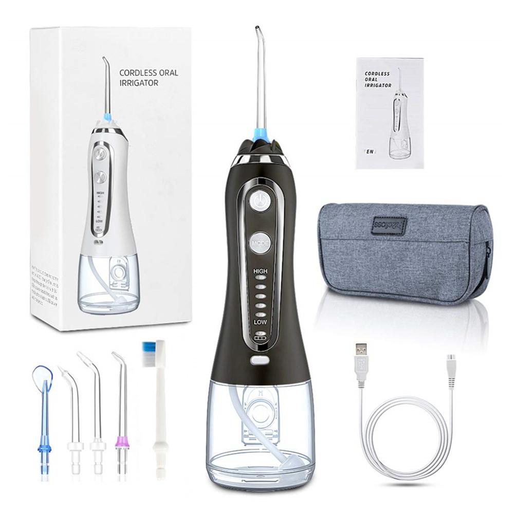 Rechargeable Oral Irrigator Dental Water Flosser Jet Waterproof Portable Teeth Cleaner