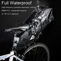 Foldable Rear Cycling MTB Trunk Pannier Back Bike Waterproof Bicycle Saddle Bag
