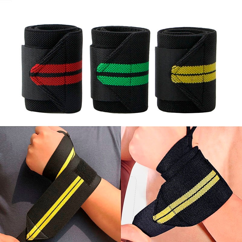 Weight Lifting Strap Fitness Gym Sport Wrist Wrap Bandage Hand Support Band - JustgreenBox