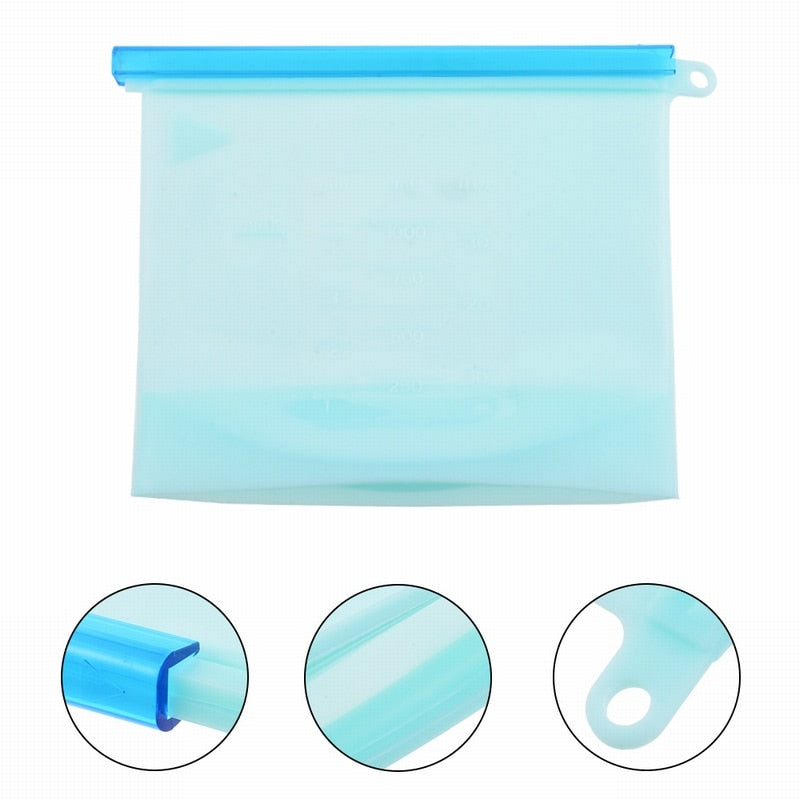 Reusable Silicone Food Bag - JustgreenBox