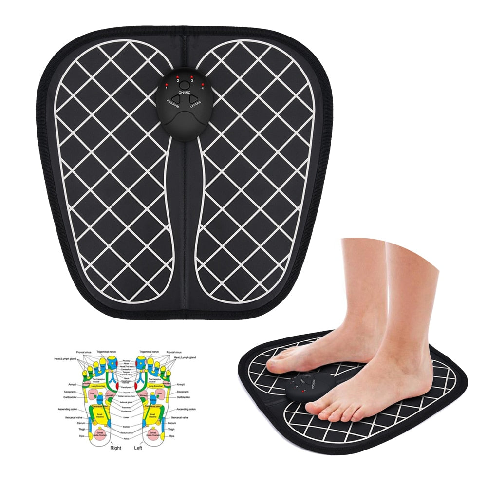 Foot Muscle Stimulator Wireless Low-Frequency Feet Physiotherapy ABS Massage Mat - JustgreenBox