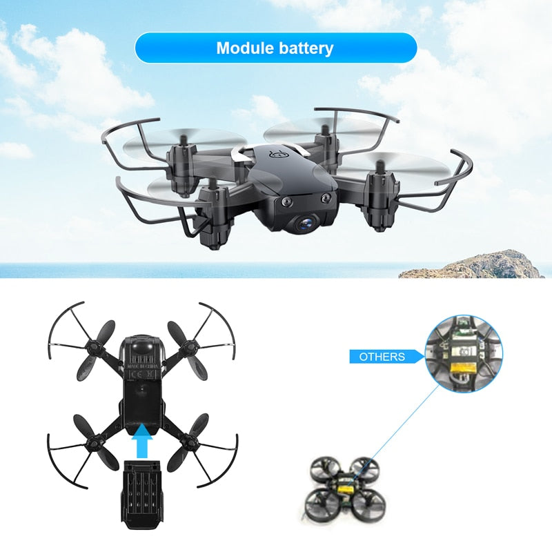 Mini Drone With Camera Hight Hold Mode RC - JustgreenBox