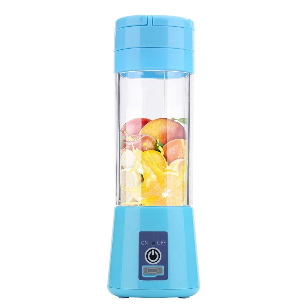 380ml Portable Juicer Electric USB Rechargeable Smoothie Blender Machine Mixer Mini Juice Cup Maker fast Blenders food processor - JustgreenBox